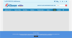 Desktop Screenshot of claxon.org